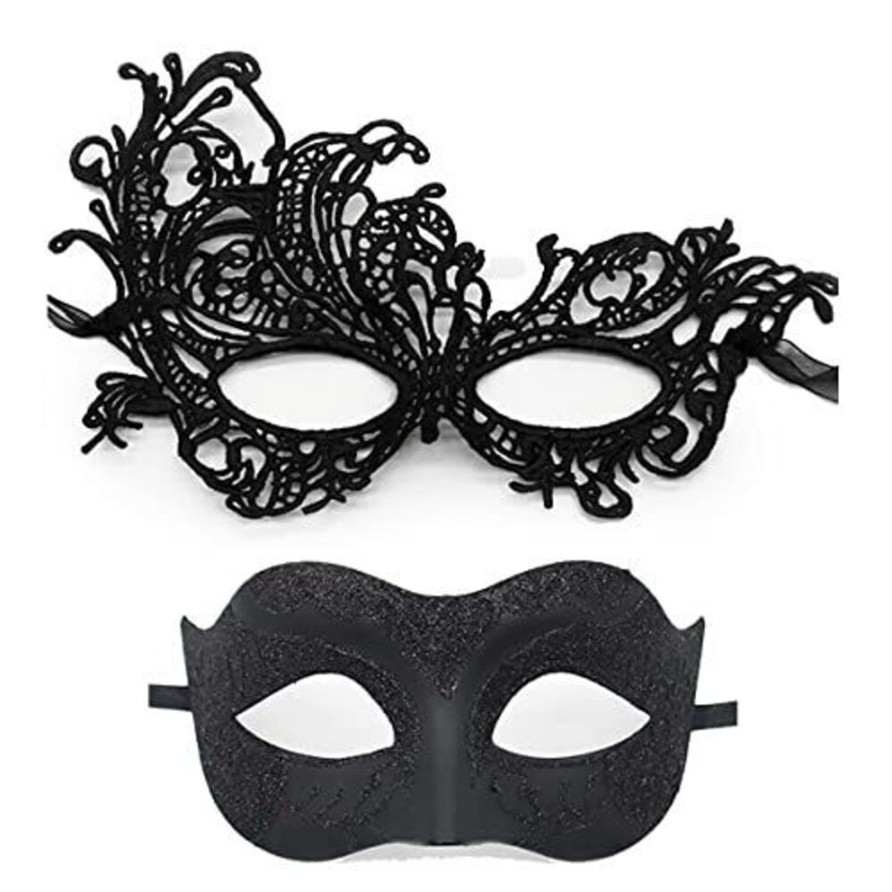 4785 Masquerade Mask for Couples Lace Eye Mask Venetian Carnival Halloween